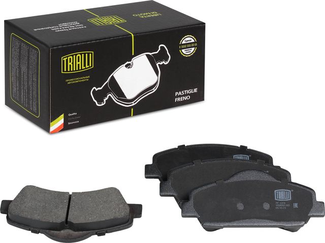 Тормозные колодки Trialli передние для Citroen C-Elysee I 2012-2026. Артикул PF 4319