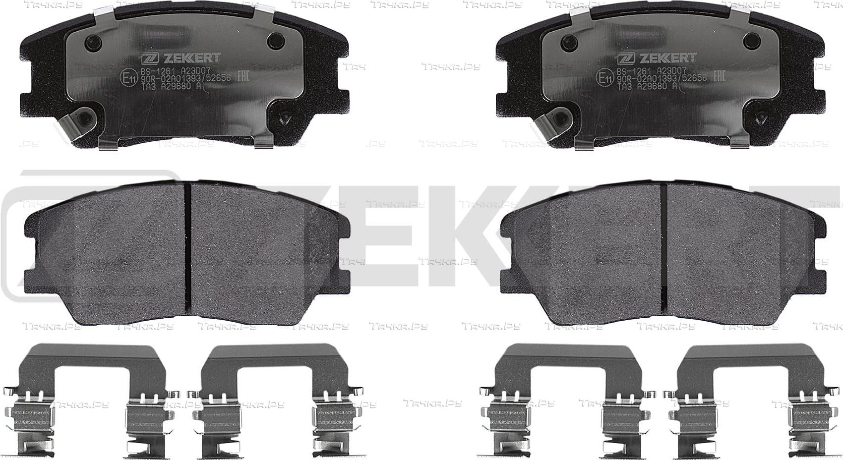 Тормозные колодки Zekkert. Артикул BS-1261
