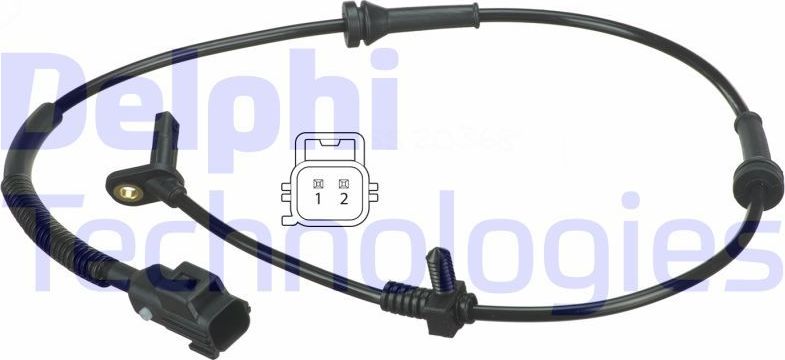 Датчик ABS Delphi. Артикул SS20368