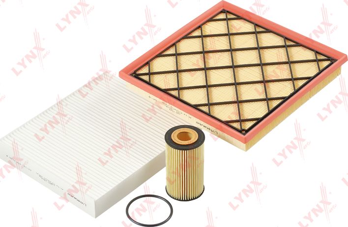 Комплект фильтров для ТО LYNXauto. Артикул LK-3002