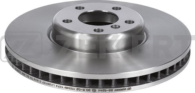 Тормозной диск Zekkert передний левый для BMW 6 III (F06/F13/F12) 2011-2018. Артикул BS-6244