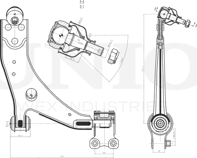 Рычаг подвески (Unio). Артикул SSP-40037