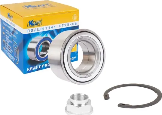 ПОДШИПНИК СТУПИЦЫ ПЕРЕДНЕГО КОЛЕСА, КОМПЛЕКТ HONDA (Kraft). Артикул KT204532