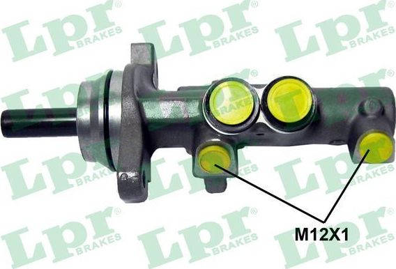 Тормозной цилиндр главный LPR (алюминий) для Volkswagen Golf Plus I 2004-2013. Артикул 6110