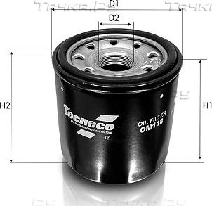 Масляный фильтр Tecneco Filters. Артикул OM118