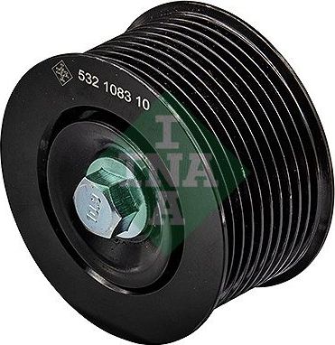 Направляющий (ведущий) ролик приводного поликлинового ремня Ina (Металл). Артикул 532 1083 10