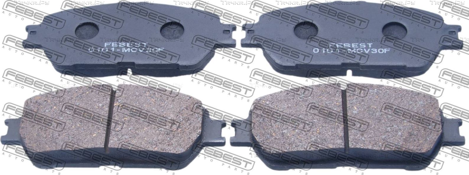 Тормозные колодки Febest передние для Toyota Sienna II 2003-2006. Артикул 0101-MCV30F