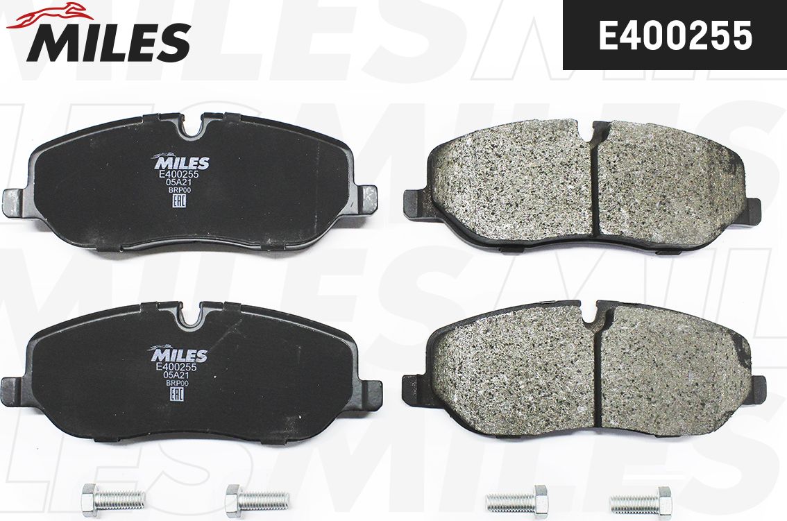 Тормозные колодки Miles (Low-Metallic). Артикул E400255