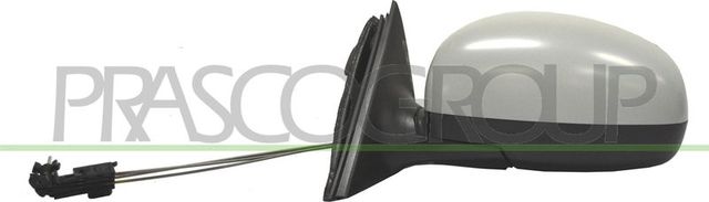Зеркало боковое (в сборе) Prasco левое для Skoda Fabia II 2006-2010. Артикул SK3247124