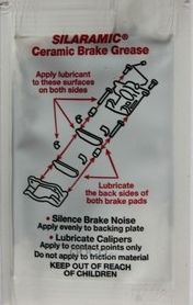 смазка SLIPKOTE 943C SILARAMIC DISC BRAKE CALIPER GREASE (пакетик п/э 3г) (Huskey). Артикул 94368C
