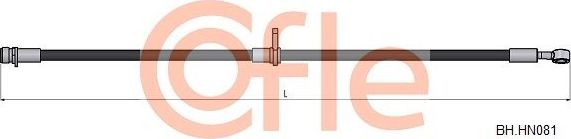 Тормозной шланг Cofle. Артикул 92.BH.HN081