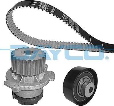 Помпа (водяной насос) с комплектом ремня ГРМ Dayco для Lada Granta I 2011-2026. Артикул KTBWP7310