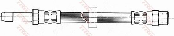 Тормозной шланг TRW. Артикул PHB562