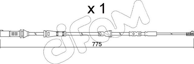 Датчик износа тормозных колодок  Metelli передний для BMW X4 II (G02) 2018-2026. Артикул SU.361