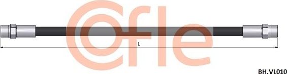 Тормозной шланг Cofle. Артикул 92.BH.VL010