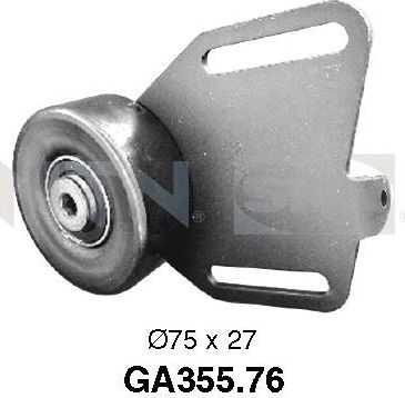 Натяжной ролик (натяжитель) приводного поликлинового ремня NTN / SNR. Артикул GA355.76