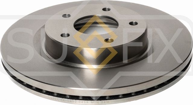 Диск тормозной передний (296x24) (Sufix). Артикул FX1452