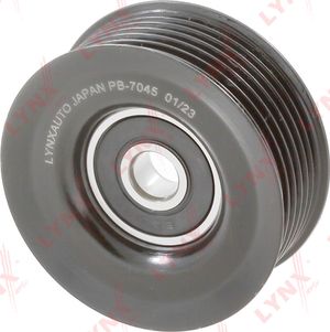 Направляющий (ведущий) ролик приводного поликлинового ремня LYNXauto для Nissan Patrol Y62 2010-2025. Артикул PB-7045
