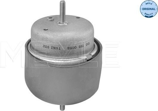 Сайлентблок задней балки Meyle Original. Артикул 100 199 0067