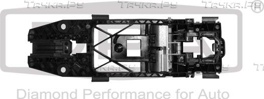 Ручка двери DPA передняя правая для SEAT Toledo IV 2013-2015. Артикул 88391810902