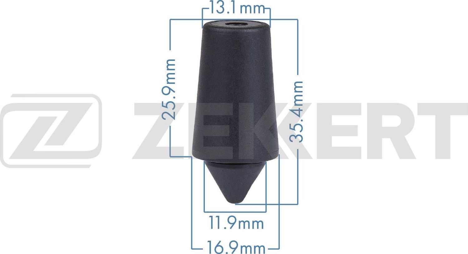 Клипса Zekkert (полипропилен). Артикул BE-3972