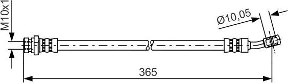 Тормозной шланг Bosch. Артикул 1 987 481 456