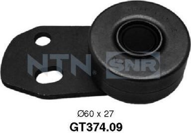 Натяжной ролик (натяжитель) ремня ГРМ NTN / SNR. Артикул GT374.09