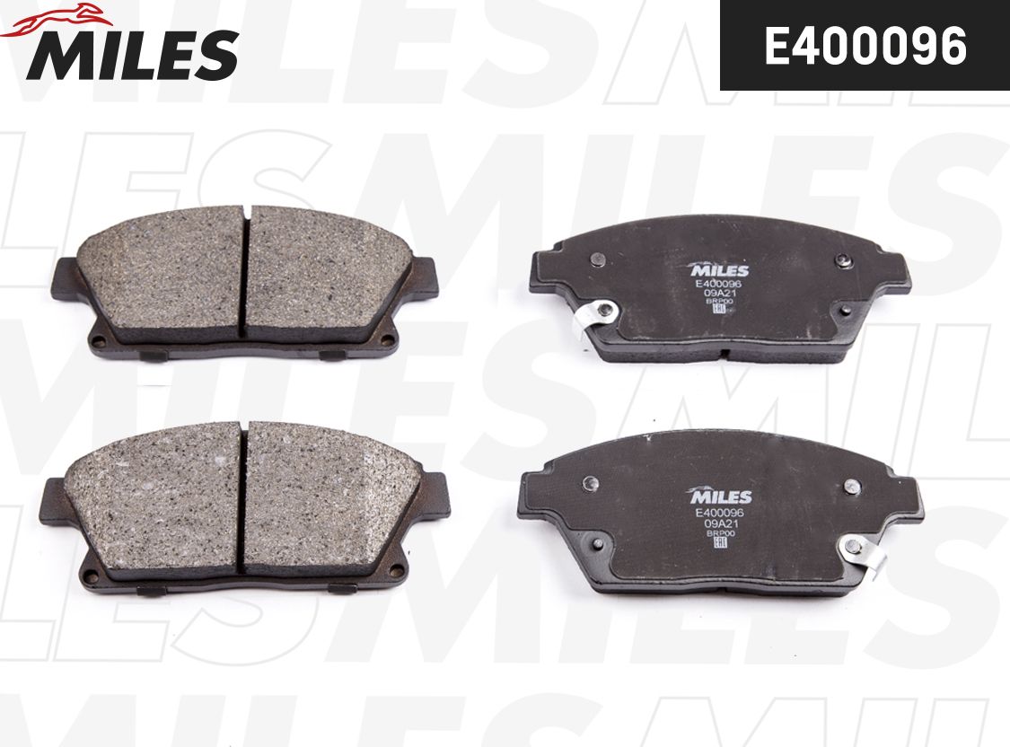 Тормозные колодки Miles (Low-Metallic) передние для Opel Ampera I 2011-2015. Артикул E400096