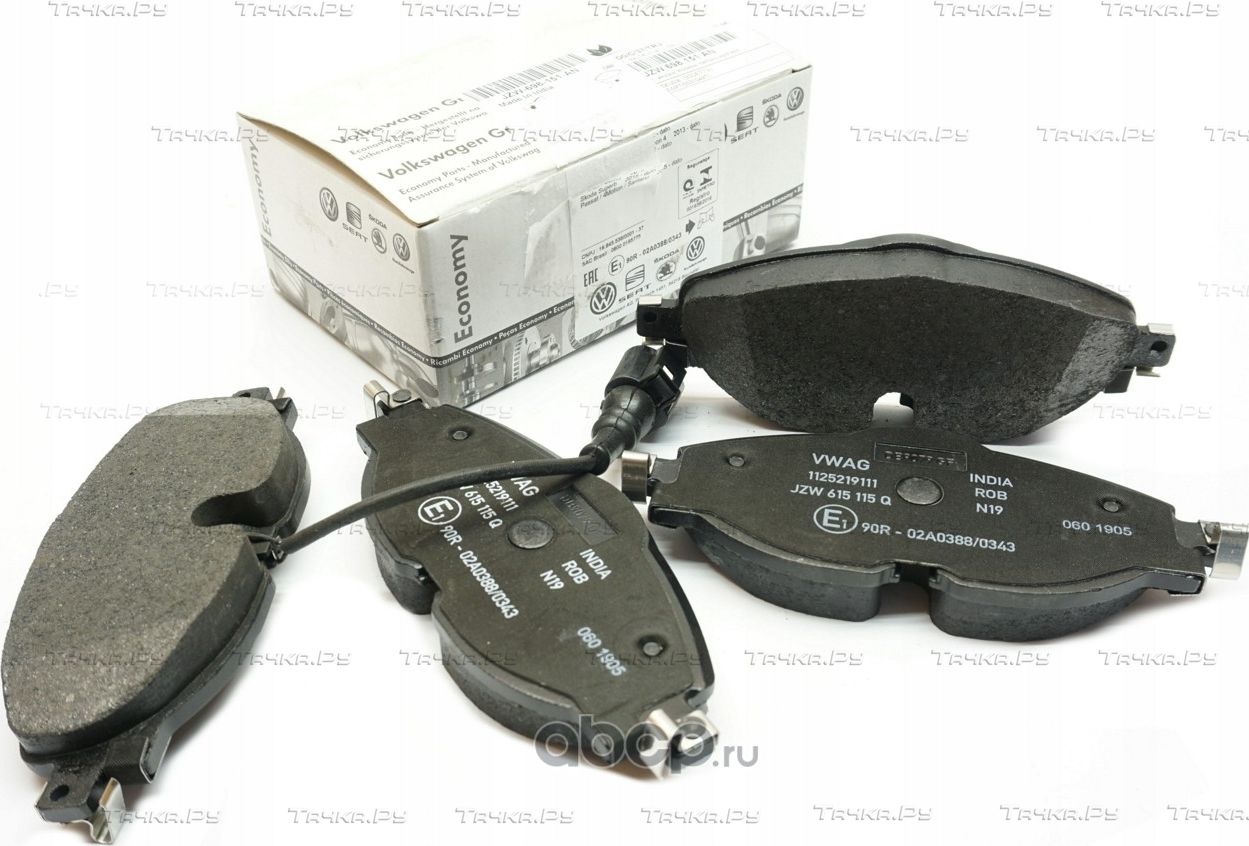 Тормозные колодки VAG передние для Audi TT III (8S) 2014-2026. Артикул JZW698151AN