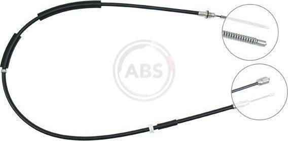 Трос ручника (тросик ручного тормоза) ABS. Артикул K10725