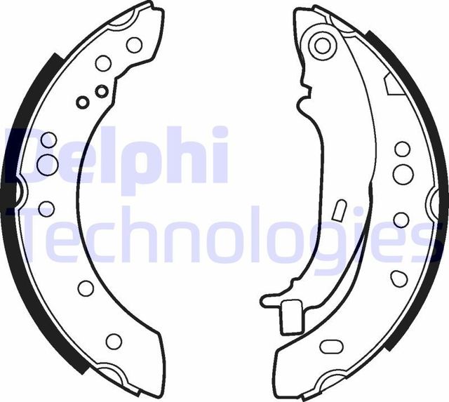 Тормозные колодки Delphi. Артикул LS2013