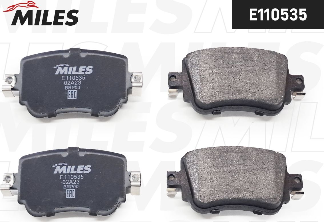 Тормозные колодки Miles (Semi-Metallic). Артикул E110535