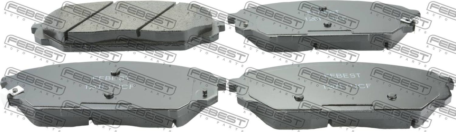 Тормозные колодки Febest. Артикул 1201-VCF