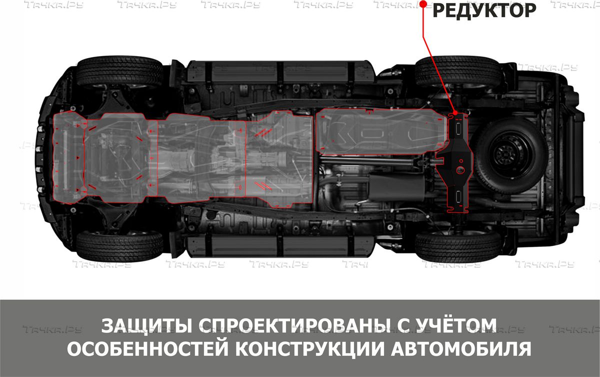 Защита АвтоБРОНЯ для редуктора Renault Kaptur 4WD 2016-2020. Артикул  111.04737.1 - купить в Москве, фото, отзывы, доставка по всей России.  Магазин Тачка.Ру