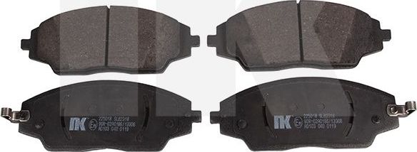 Тормозные колодки NK. Артикул 225018