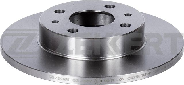 Тормозной диск Zekkert задний для Lancia Delta II (836) 1993-1999. Артикул BS-5007