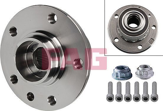 Ступица колеса с интегрированным подшипником Fag. Артикул 713 6106 50