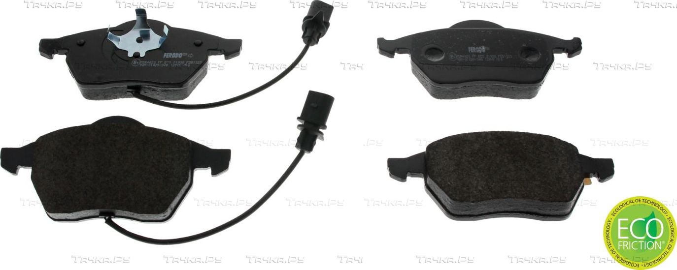 Тормозные колодки Ferodo Premier Eco Friction передние для Volkswagen Passat B5 1996-2005. Артикул FDB1323