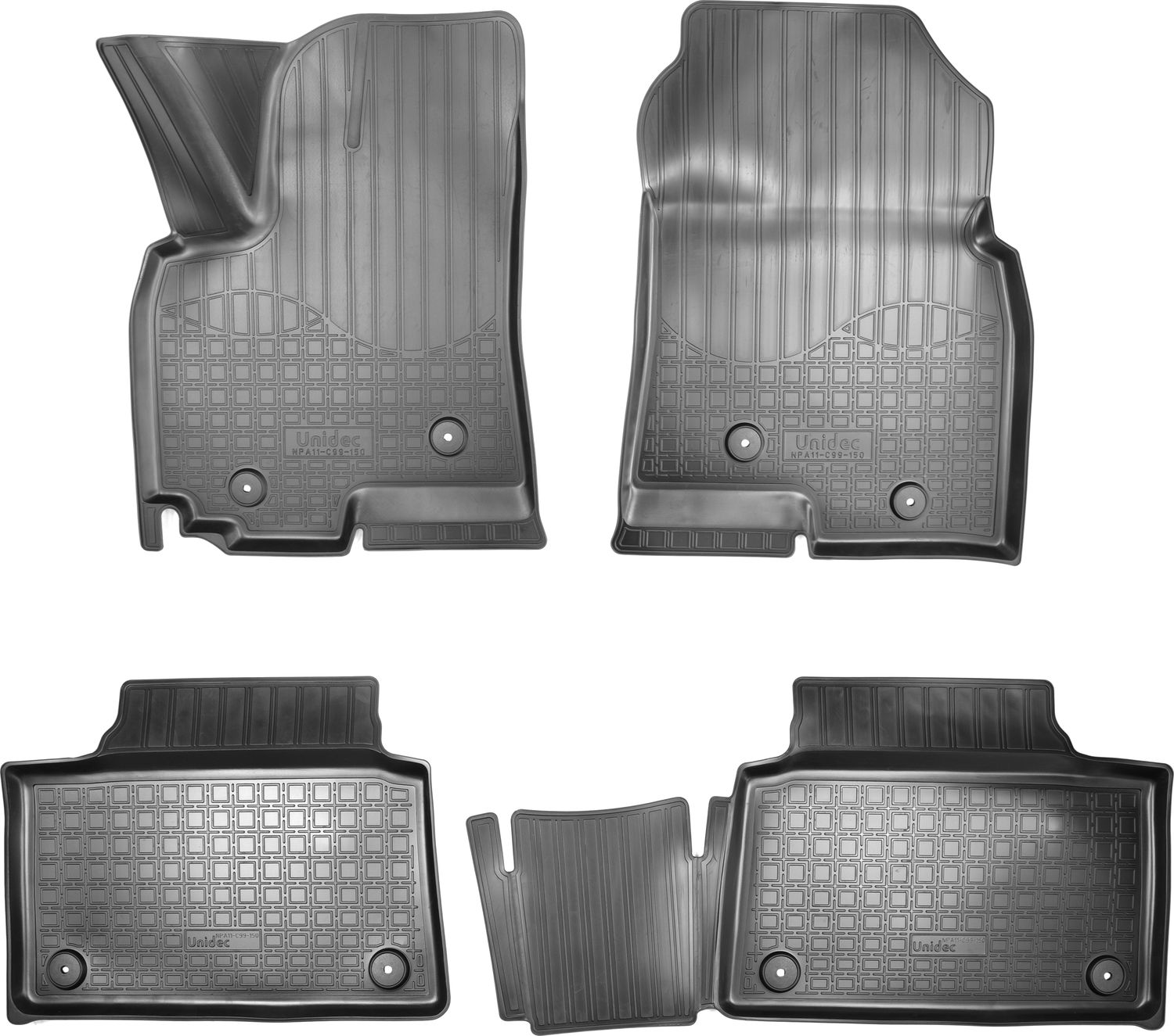 Коврики 3D Норпласт для салона Zotye Coupa 2018-2026. Артикул NPA11-C99-150