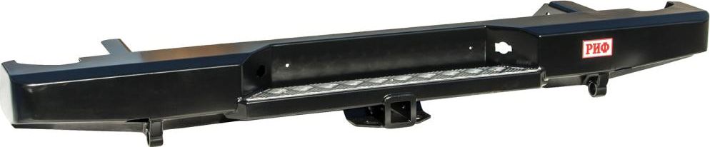 Бампер силовой РИФ задний с квадратом под фаркоп для Nissan Navara D40 2005-2014. Артикул RIFD40-20100