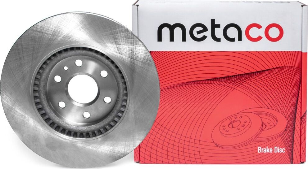 Диск тормозной передний вентилируемый (Metaco). Артикул 3050310
