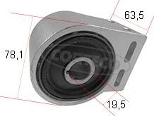 Сайлентблок переднего рычага подвески Corteco. Артикул 49403100