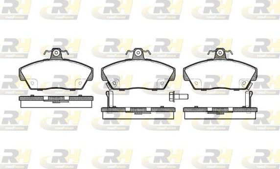 Тормозные колодки RoadHouse передние для Rover 200 III (R3) 1995-1996. Артикул 2330.02