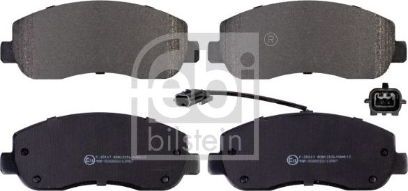 Тормозные колодки Febi Bilstein. Артикул 16845