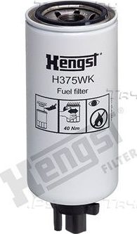 Топливный фильтр Hengst для DAF LF 2013-2026. Артикул H375WK