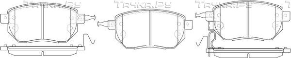 Тормозные колодки FIT передние для Infiniti FX I (S50) 2003-2008. Артикул FP0969