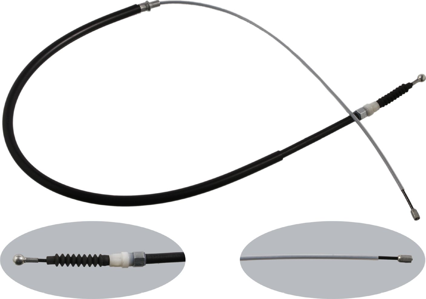 Трос ручника (тросик ручного тормоза) SWAG. Артикул 30 93 6347