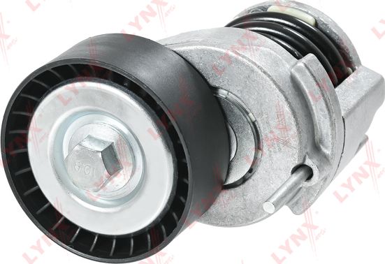 Натяжной ролик (натяжитель) приводного клинового зубчатого ремня LYNXauto. Артикул PT-3105
