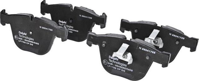 Тормозные колодки Delphi (Low-Metallic) задние для Bentley Brooklands II 2008-2011. Артикул LP1793