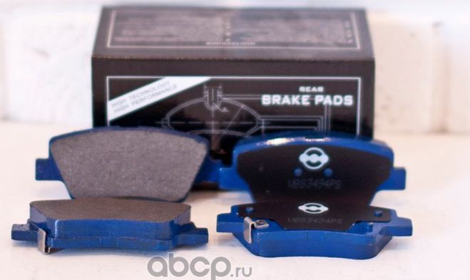 Задние колодки Hyundai Tucson/Solaris/Rio/NF/Elantra/KIA Soul (Vite). Артикул VBS3494PS